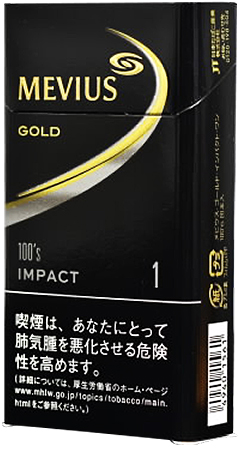 Mevius Gold Impact One 100's slim